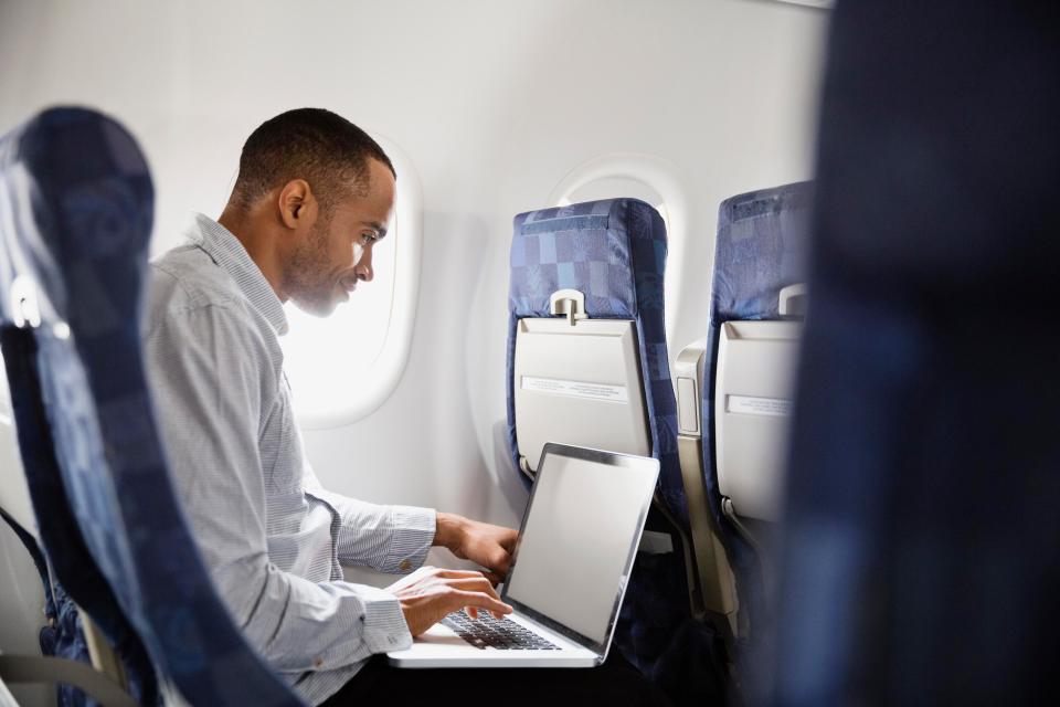 Make sure to take a laptop filled with movies in case the entertainment on-board doesn’t work 