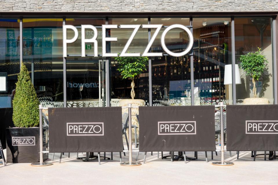  Prezzo will close 94 branches in total including 33 Chimichanga branches