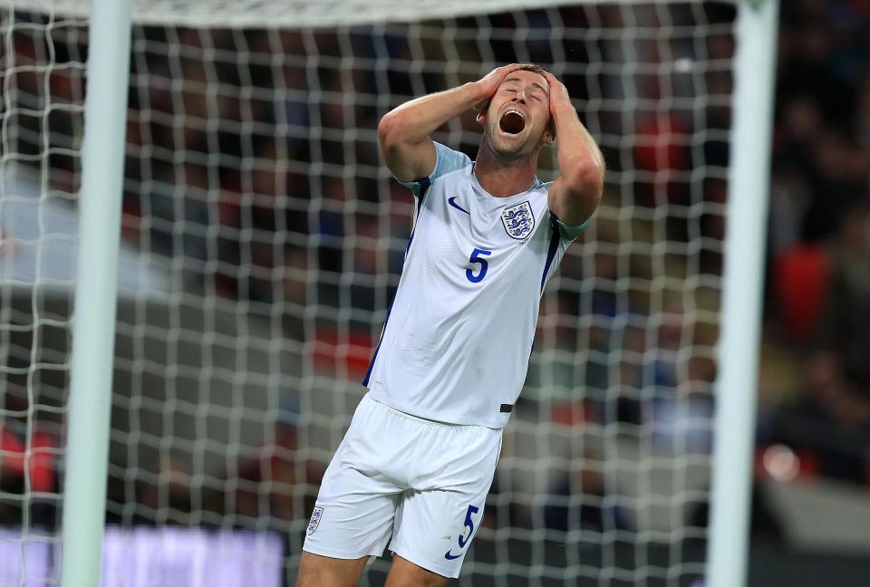 There is disappointment for Gary Cahill who has been axed by England