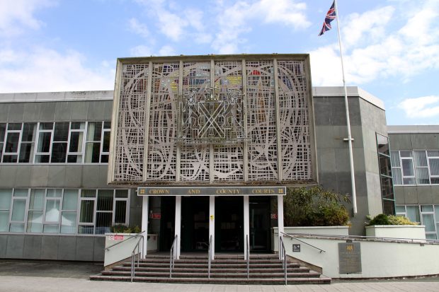 The Plymouth Crown Court, where Woods was charged