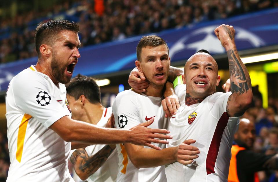  Roma are prepared to sell one of Kevin Strootman, Edin Dzeko or Radja Nainggolan