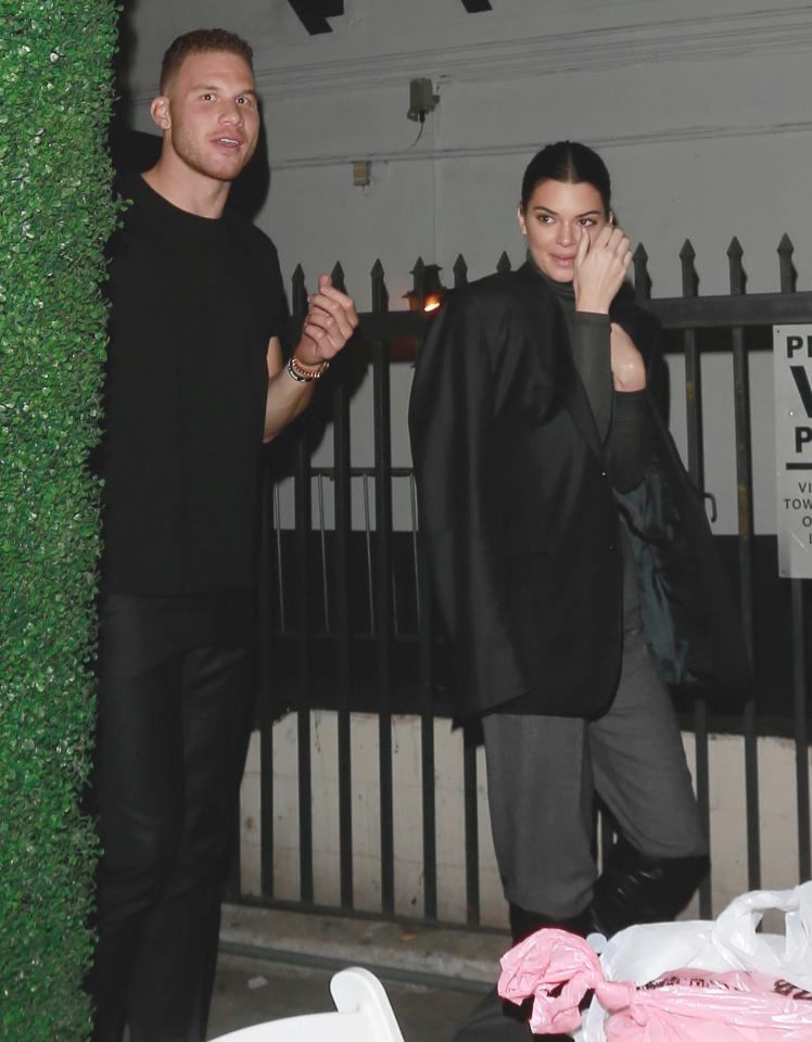  Kendall has always been coy about dating basketball player Blake Griffin, pictured together in December