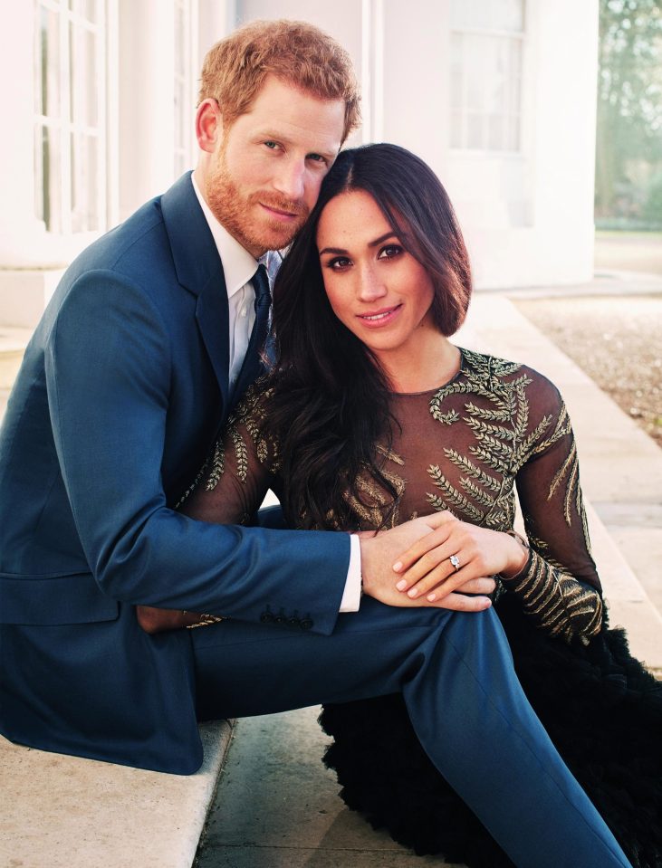  Our Pampered Princess winner will be made to feel like royalty from the moment she steps into her venue of choice - pictured Meghan Markle and fiance Prince Harry