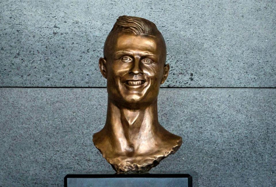  The original Cristiano Ronaldo bust looked nothing like the preened superstar