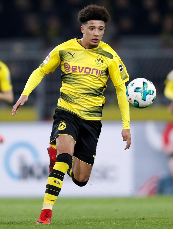  Borussia Dortmund have already blooded Jadon Sancho in six Bundesliga games