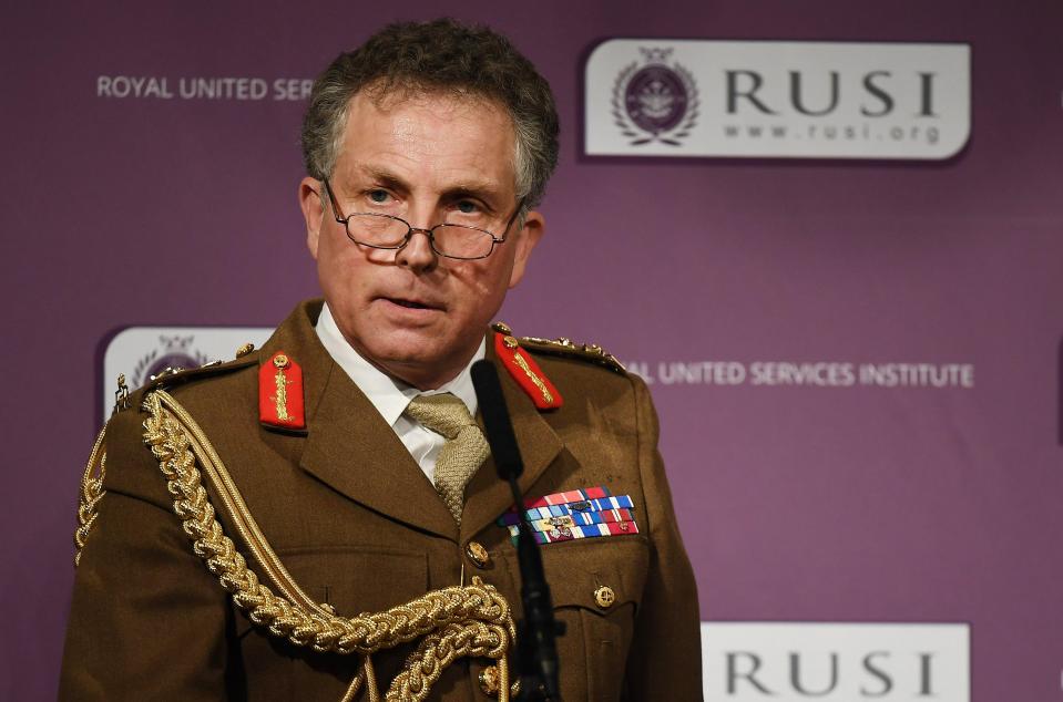  General Sir Nick Carter will be appointed as the new Chief of Defence Staff by the Queen this morning