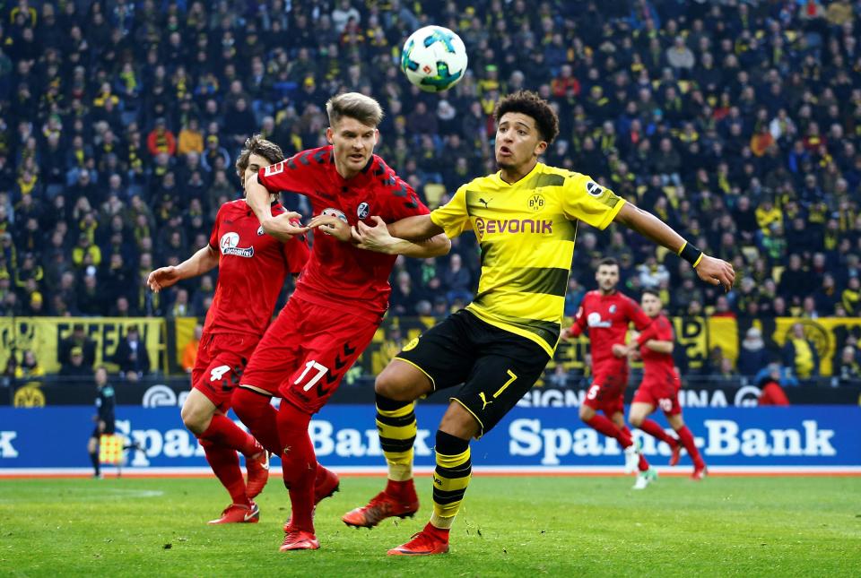  Jadon Sancho bravely quit Man City for Borussia Dortmund last summer