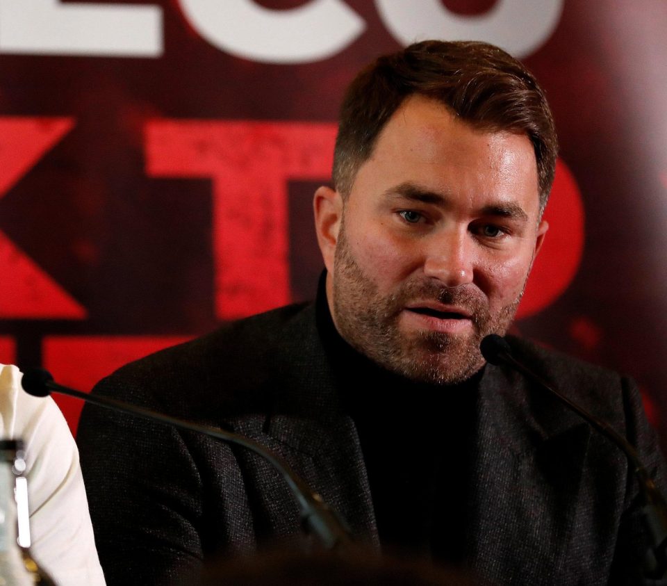 Eddie Hearn has hit back at Deontay Wilder told him to give him a call if he wants to earn proper money