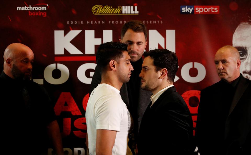 Amir Khan will fight Phil Lo Greco in his comeback fight on April 21