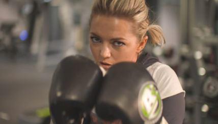  Hannah (pictured) and Vanessa were in training for weeks ahead of the big fight