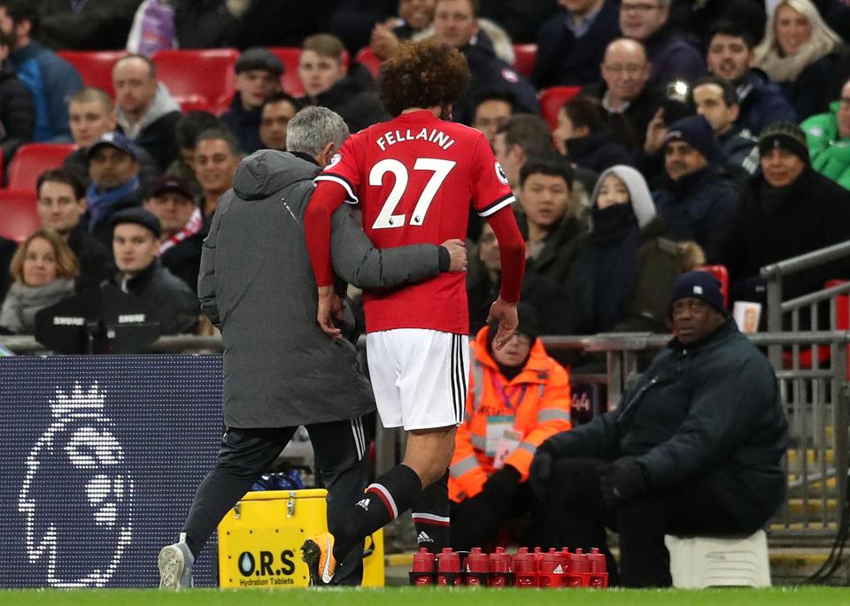  Marouane Fellaini looks set to leave Old Trafford on a free this summer