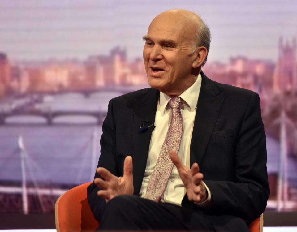 Lib Dem boss Vince Cable was forced to deny suggesting Leave supporters are racist