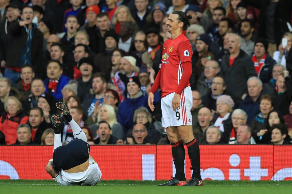  Zlatan Ibrahimovic has struggled with injuries since coming back from a long absence