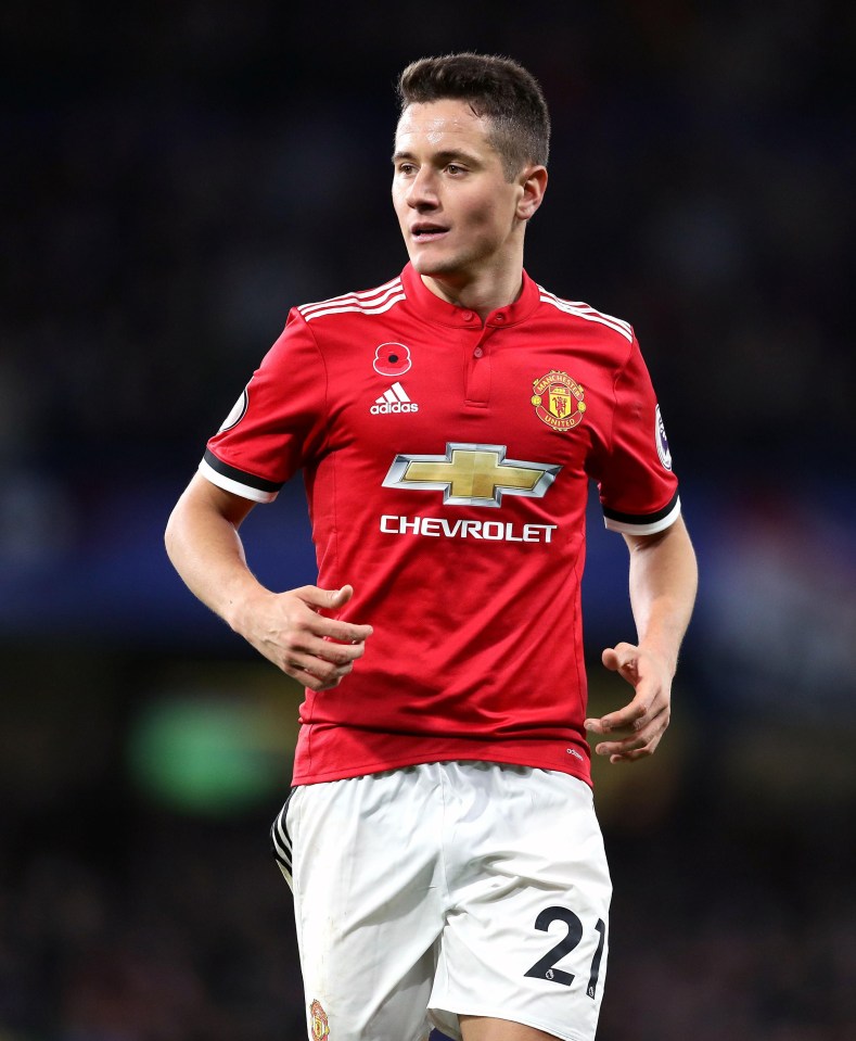 Ander Herrera could be one of up to nine stars facing the axe this summer