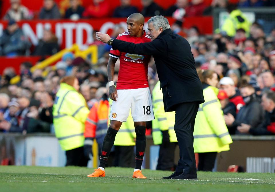  Ashley Young has impressed Jose Mourinho at left-back this season