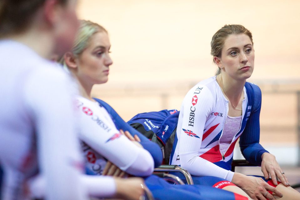 Kenny, right, had joined back up with the British squad just weeks after giving birth