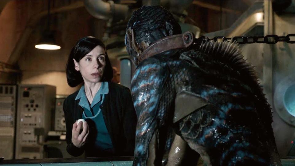 The Shape of Water is a fantasy romance about a cleaner who falls in love with a fish man