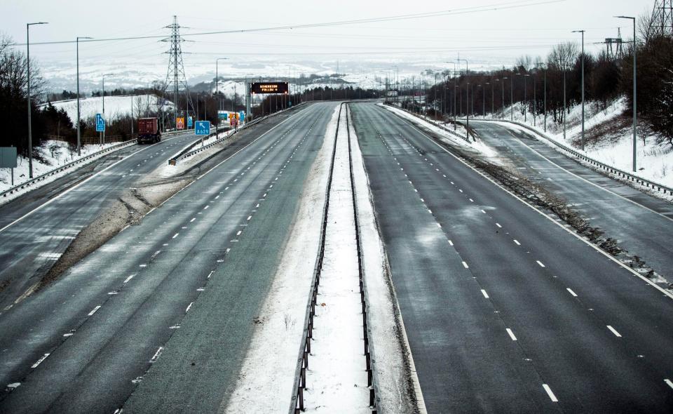  Brits are being urged to keep off the roads