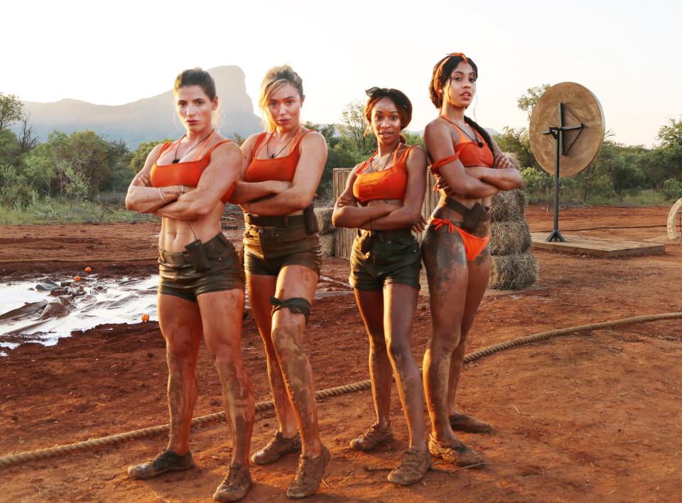  The four girls beat the boys in the last challenge