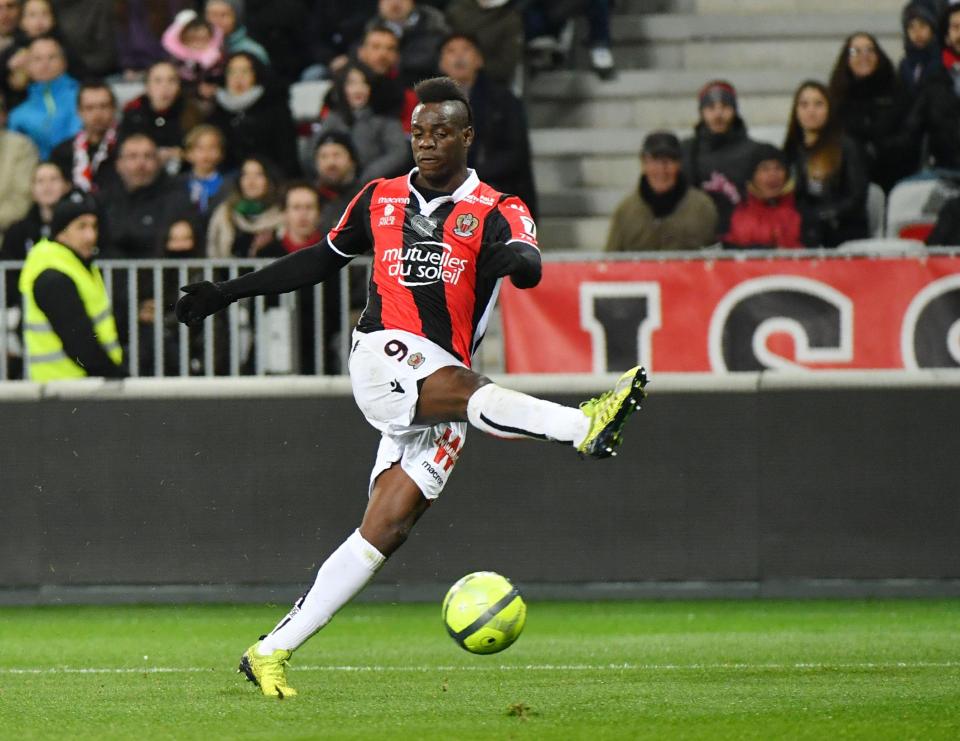  Mario Balotelli has scored 21 goals for Nice this season