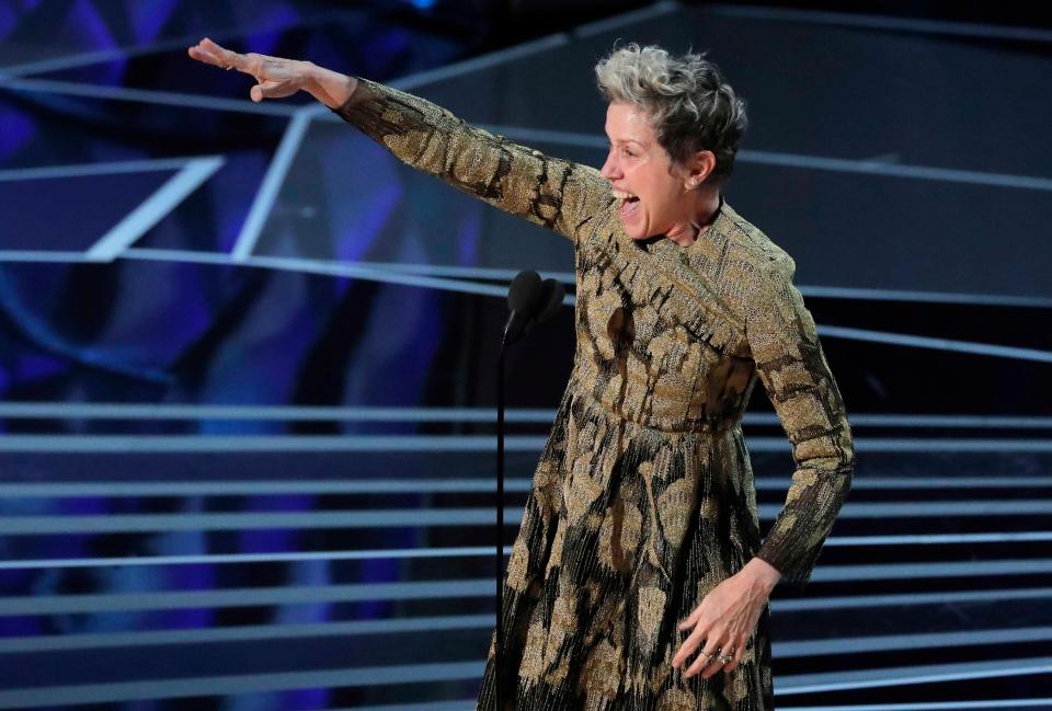  Frances McDormand gave an emotional speech after winning as Best Actress