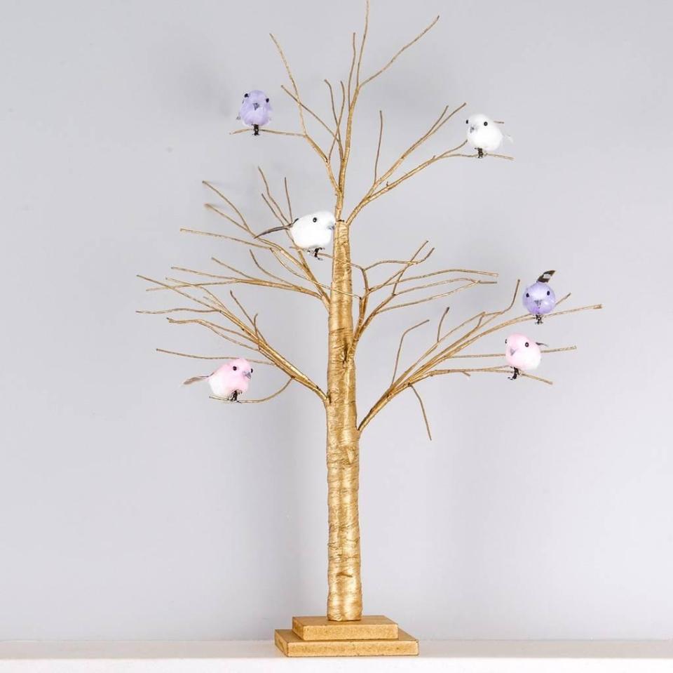  A rose gold Easter tree for sale on Not On The High Street for £39