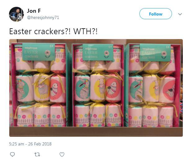  Confused shoppers have spotted Easter crackers in shops across the country