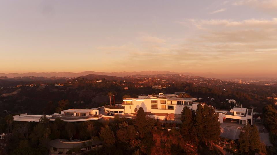  The One is on the verge of being finished, a swatch of white-walled luxury among the hills of upmarket LA