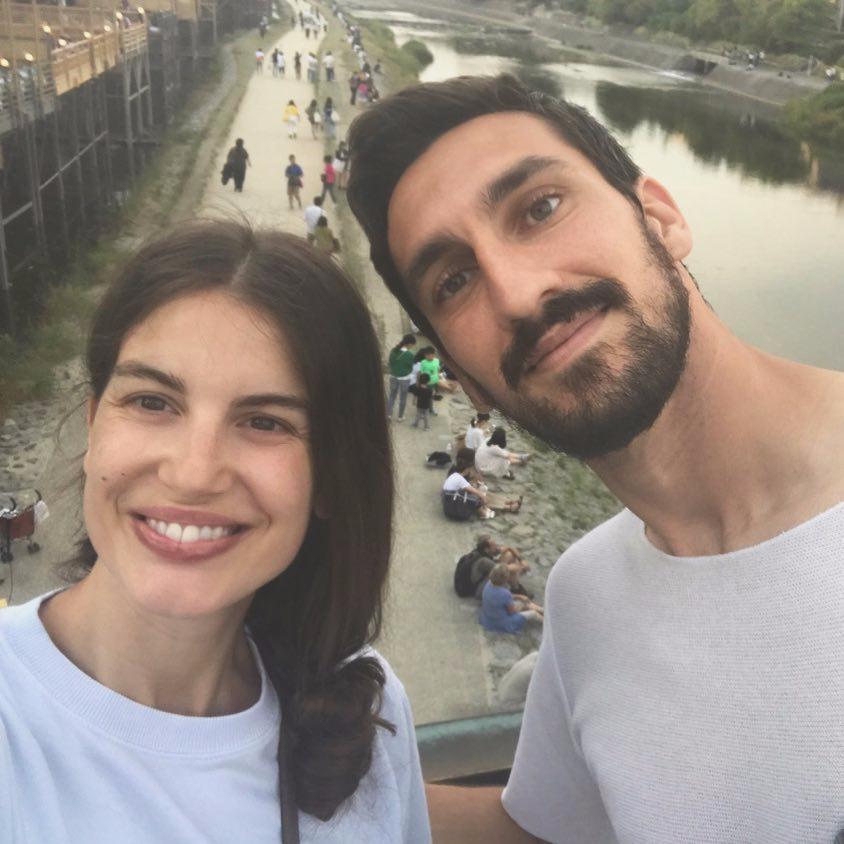 Davide Astori leaves behind his partner, Francesca Fioretti, and a young daughter