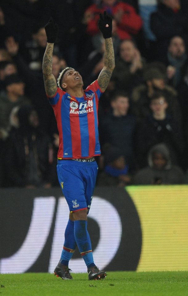 Patrick van Aanholt doubled the lead for Palace moments after the restart