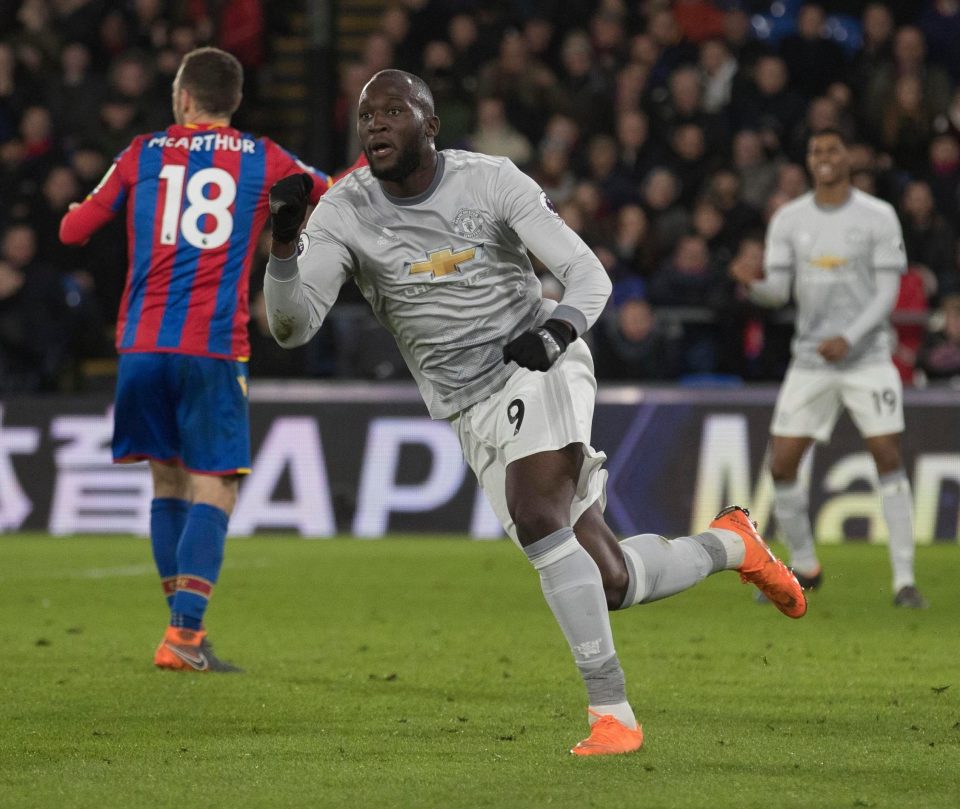 Romelu Lukaku rescued a point for Man United as they came from two down at Palace