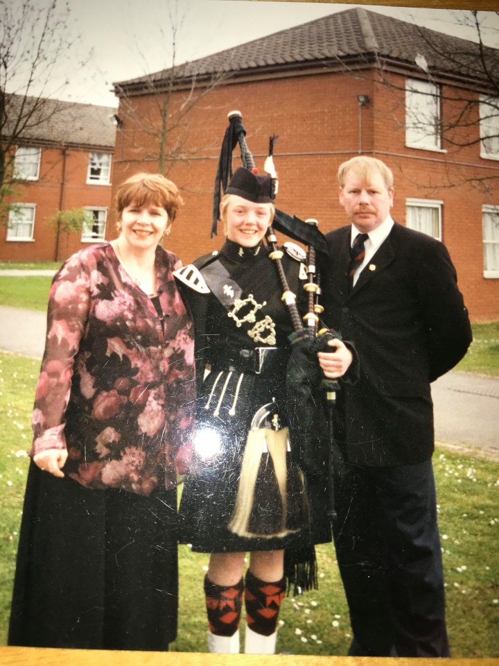 Liz pictured in 1997, a year before her dad and stepmum were married