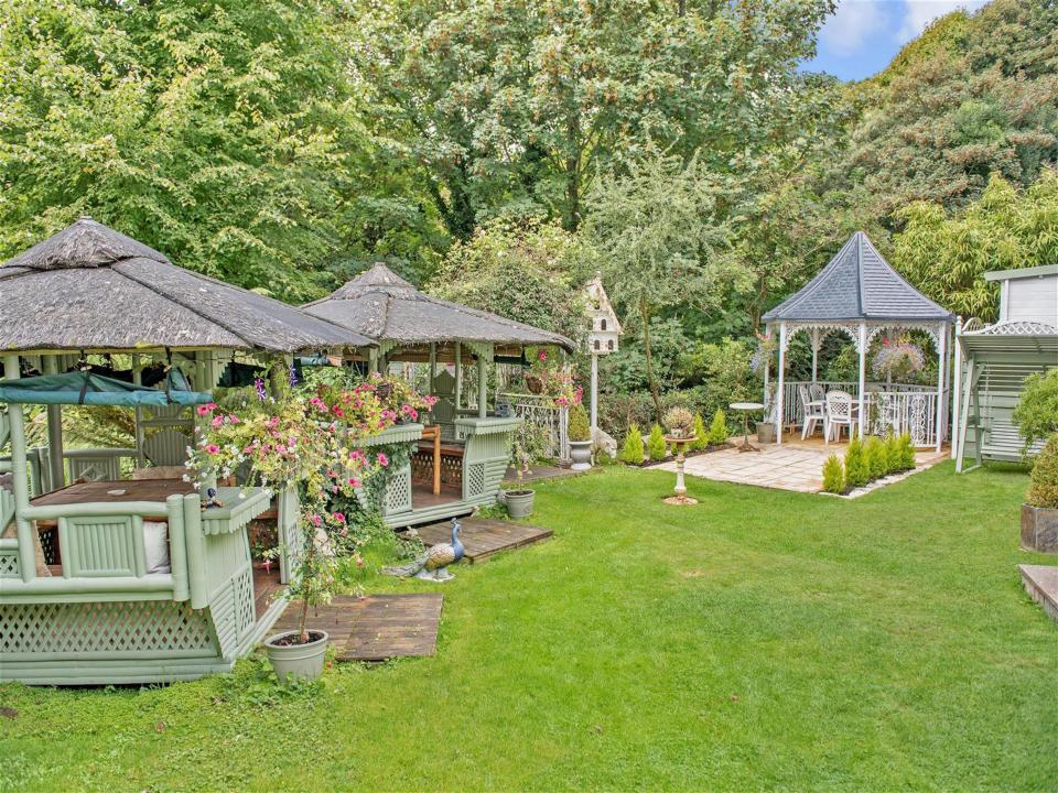  The grounds surrounding the Enchanted Manor feature Chinese pergolas, cosy booths and a summer house