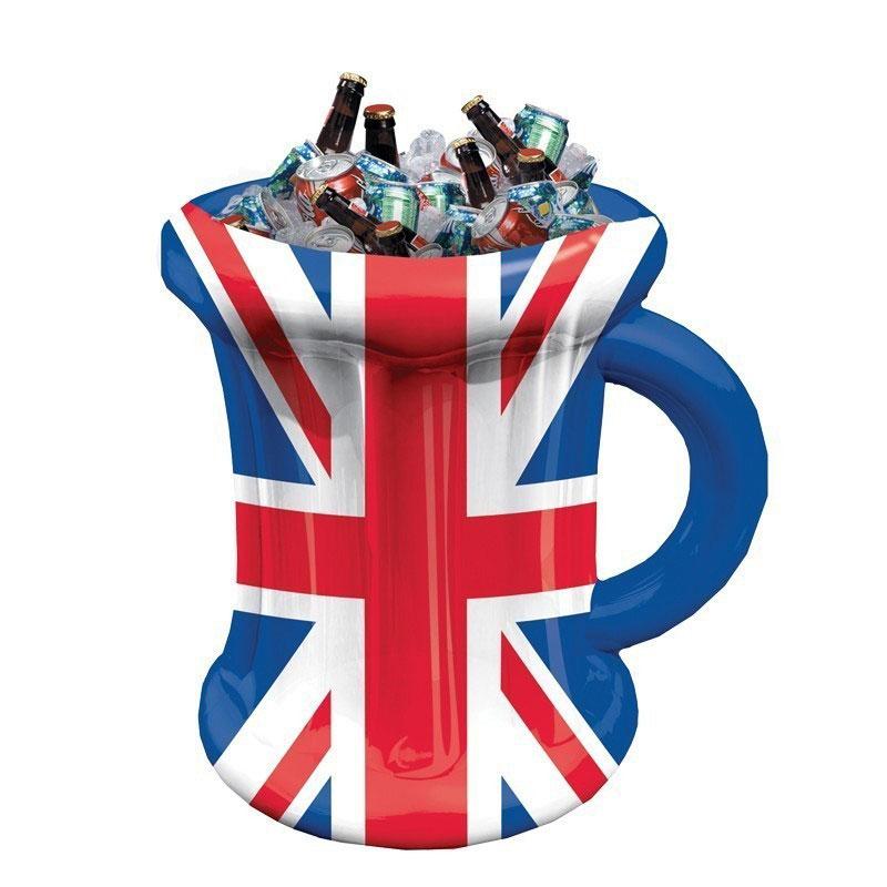  Party Pieces has an Union Jack inflatable drinks cooler which costs £5.99