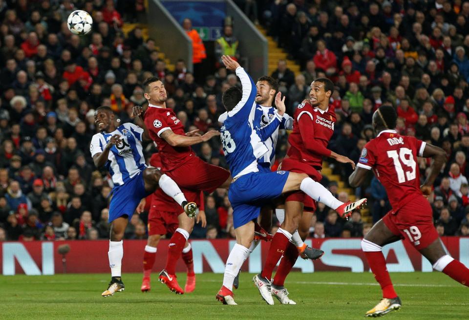  Porto came to Anfield with no hope of reaching the last eight