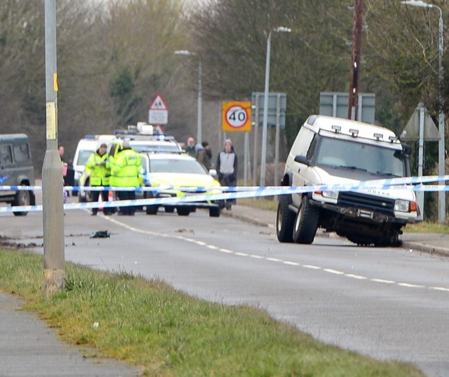  The tyre came loose from the 4x4 pictured, before it hit Amelia