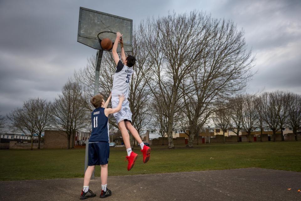  Medical experts don't know why the teen has reached such towering heights