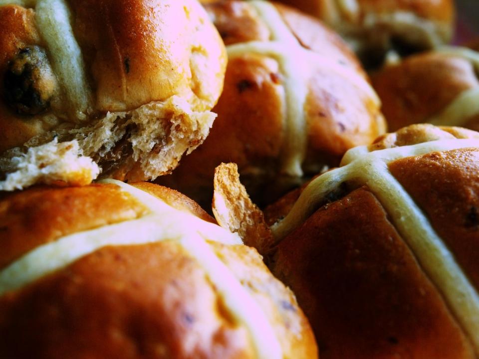  A staple of springtime hot cross buns are enjoyed at Easter with the tradition dating back hundreds of years