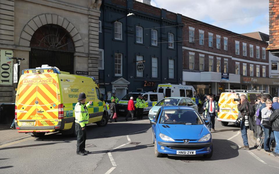  Fire crews, paramedics and cops raced to Sarum House at 1.30pm