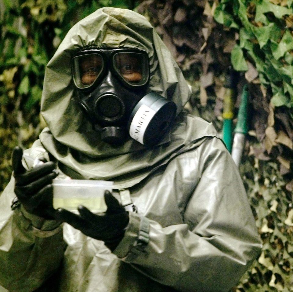  VX gas is one of the world's most deadly nerve agents