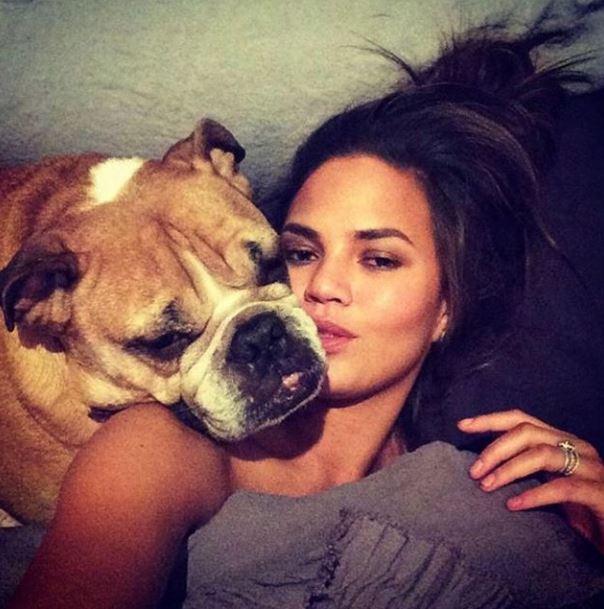 Chrissy Teigen is heartbroken following the death of her dog Puddy 