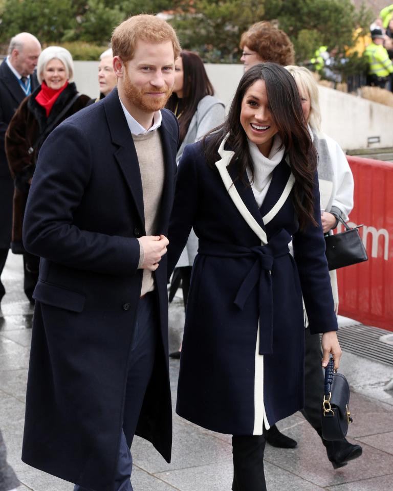 Prince Harry and Meghan Markle seen visiting Millenium Point on March 8