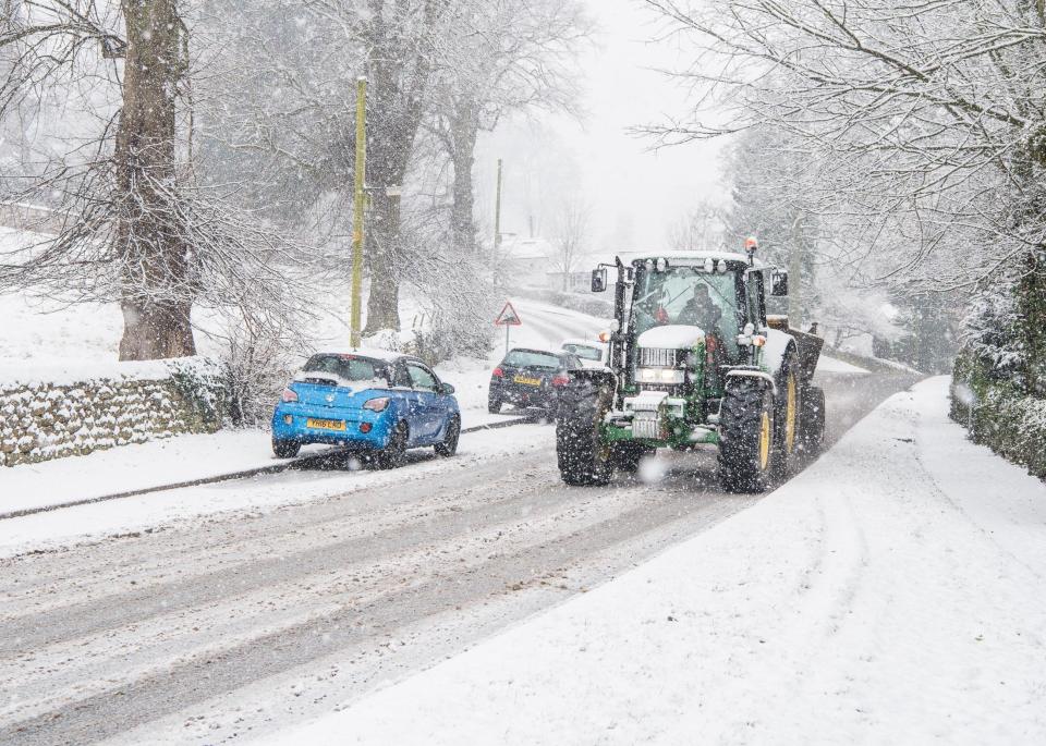  The 'Beast from the East' brought icy conditions from Siberia