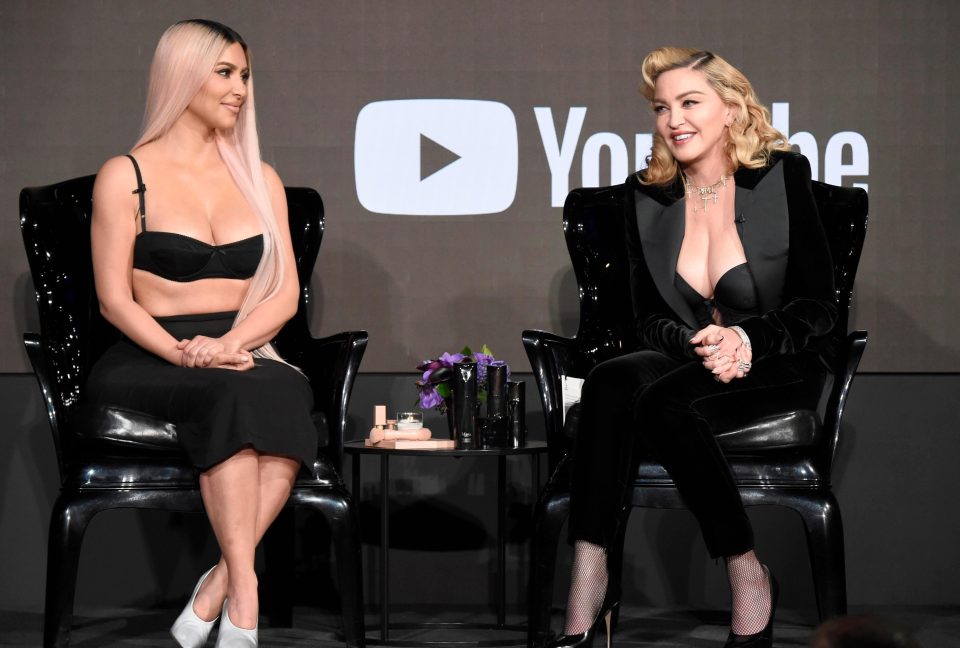  The two women sat on stage together to share their beauty tips and tricks