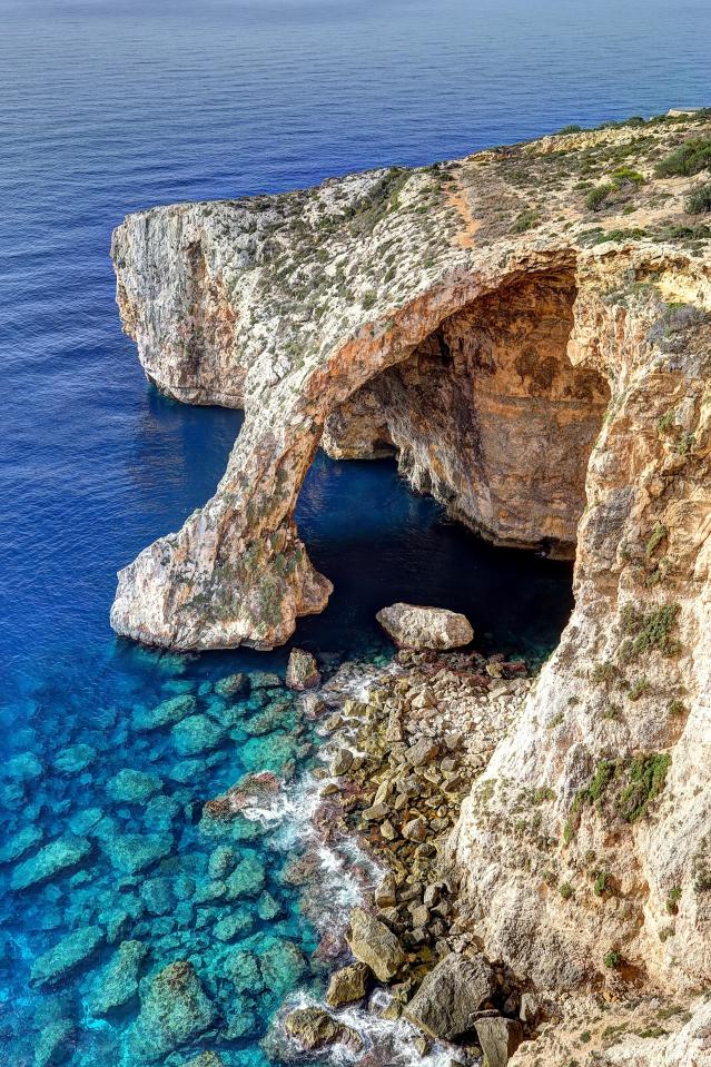  Famous... Malta's Blue Grotto