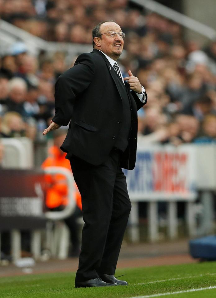  Rafa Benitez's side are now five points clear of the relegation zone