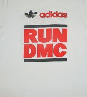  RUN FOR THE MONEY  . . . ’80s Run DMC T-shirt for sale – if you have cash