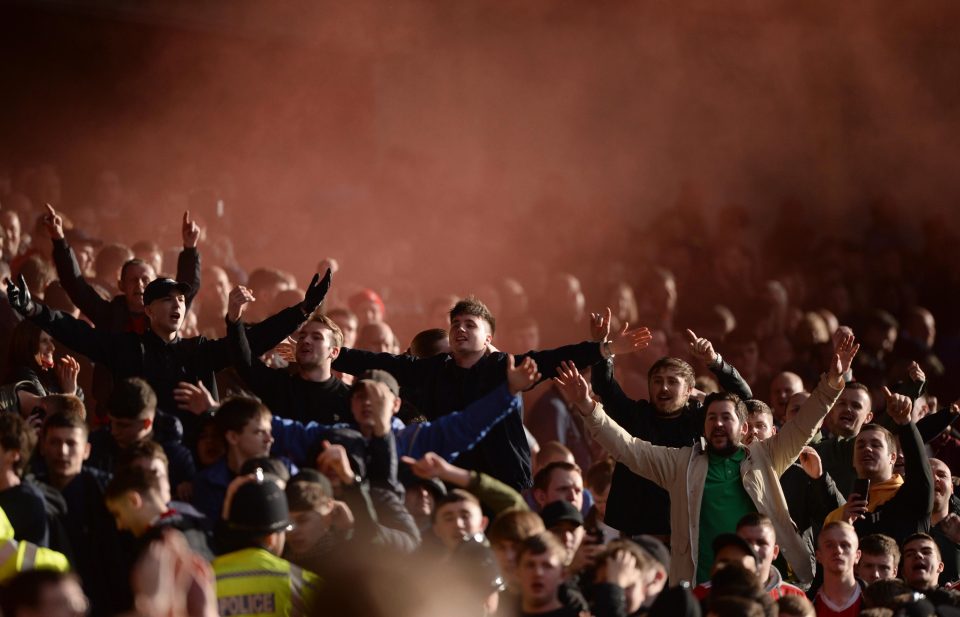  Six fans have been arrested following Nottingham Forest verses Derby