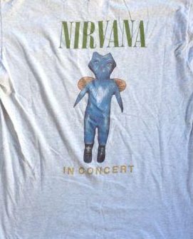  SELLS LIKE TEEN SPIRIT . . . from Nirvana’s In Utero tour in 1993