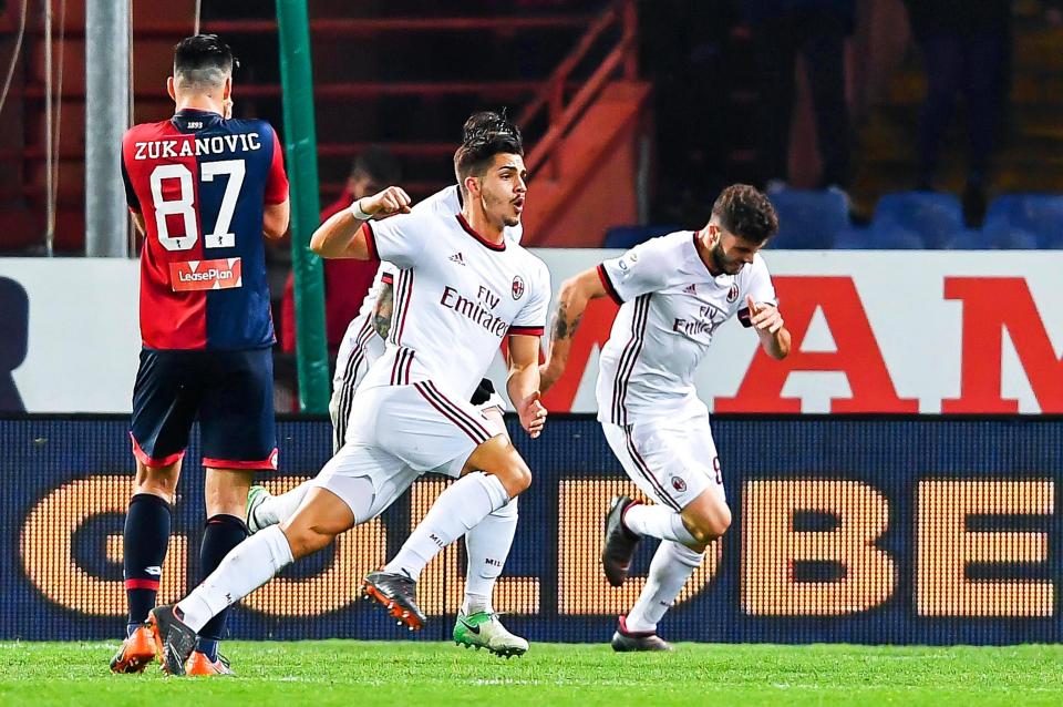  Andre Silva only scored his first Serie A goal of the season last weekend